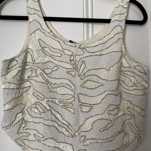 Parker cropped sleeveless tank